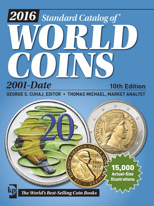 Imagen de portada para 2016 Standard Catalog of World Coins 2001-Date